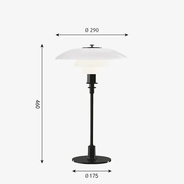 Danish Designer Glass Reading Table Lamp Nordic Modern Living Room Study Home Decor Silver Simple Art High-end Bedside Light LED