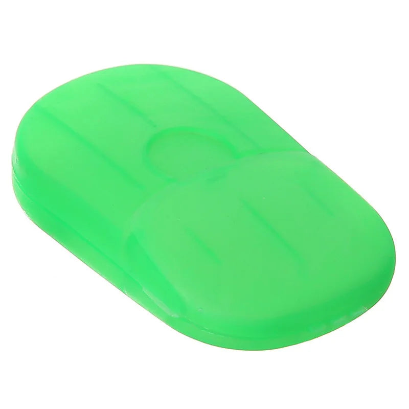 20Pcs/Box Disposable Soap Paper For Traveling Soap Paper Washing Hand Mini Paper Soap Scented Slice Sheet Bath Cleaning Supplies