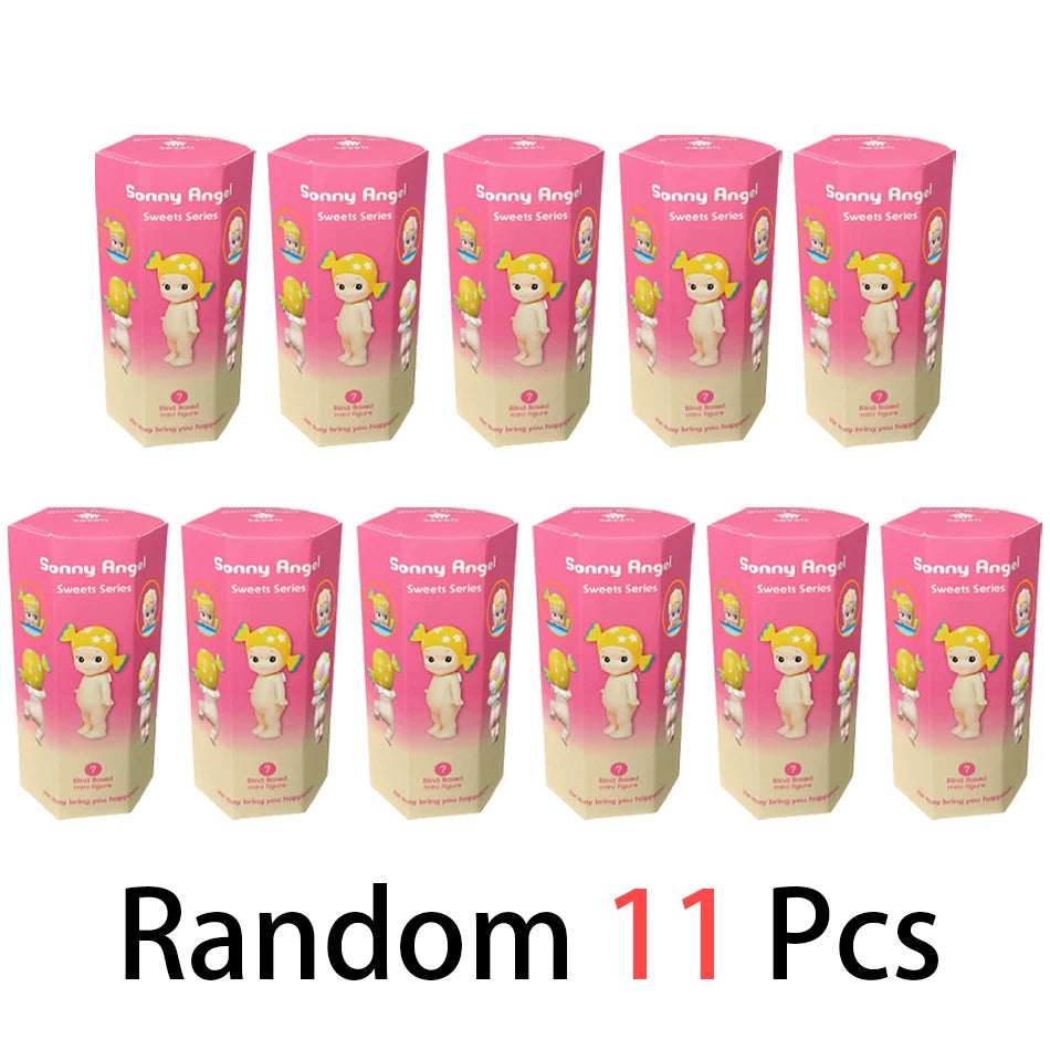 Cute Doll Blind Box Harvest Series Dessert Anime Figures Ornaments Dolls Fans Desktop Car Ornament Children Gift Decoration