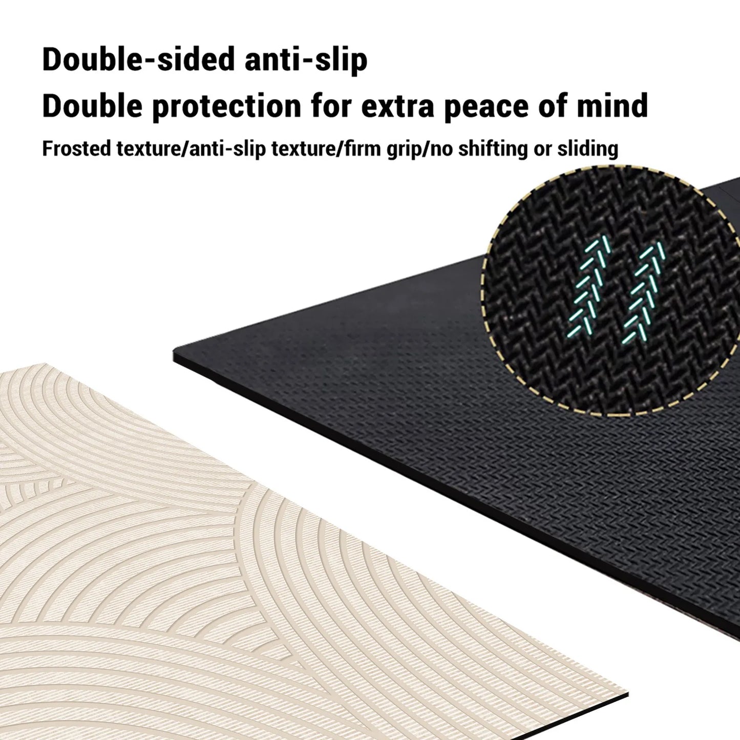Super Absorbent Bath Mats Bathroom Anti Slip Shower Foot Mat Quick Dry Bathtube Carpet Toilet Rug Doormat Washable