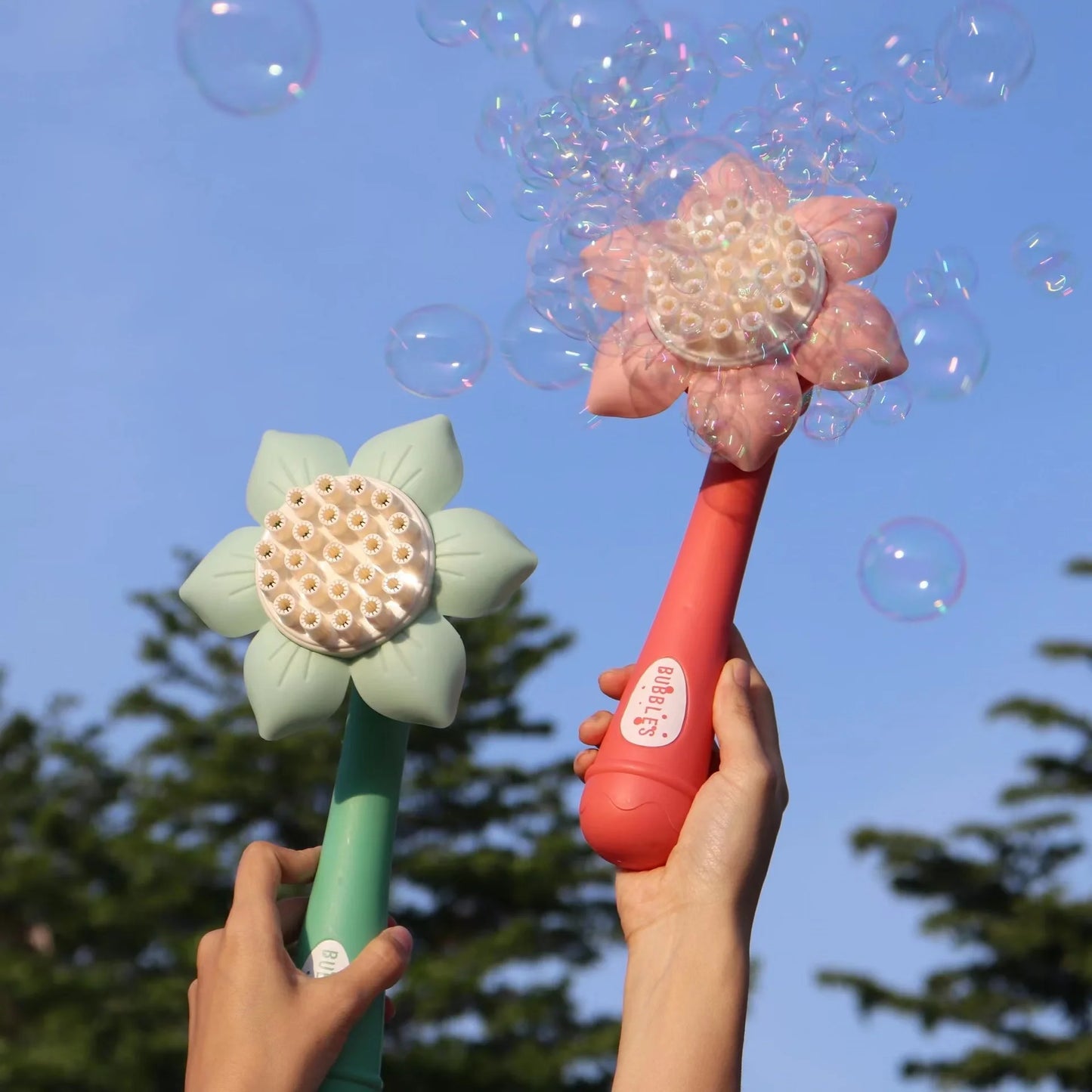 2025 Electric Bubble Gun Toys for Kids 23 Holes Bubbles Machine Soap Blower Blowing Toy Party Outdoor Games Boys Girls Gift