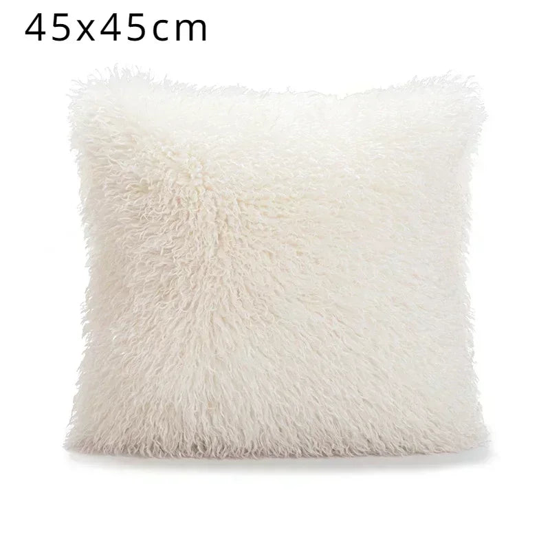 Ins Cute Bow Cushion Solid Color Princess Seat Chair Cushion Sofa Decorative Throw Pillows Pompom Cushions