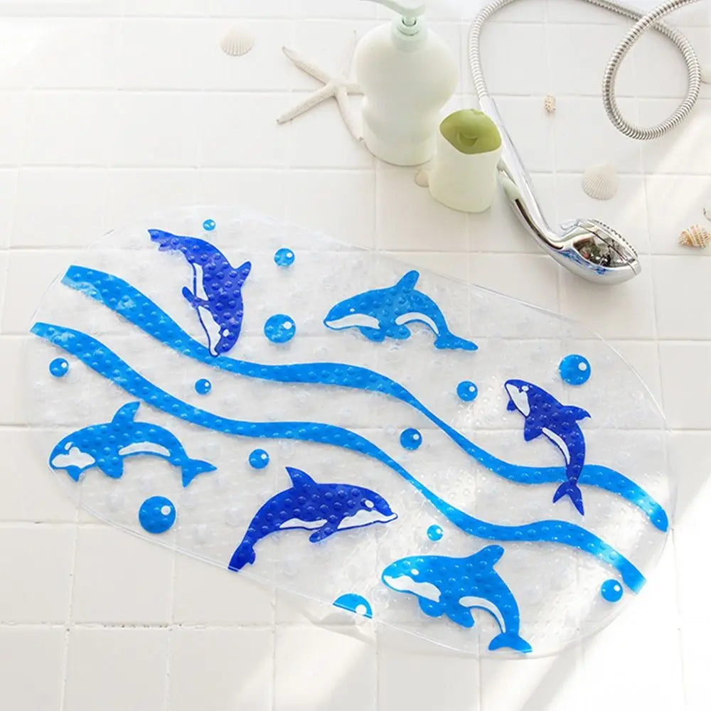 Soft Anti Slip Massage Pad PVC Bathtub Mats Bathroom Carpet Shower Pad Bath Mat