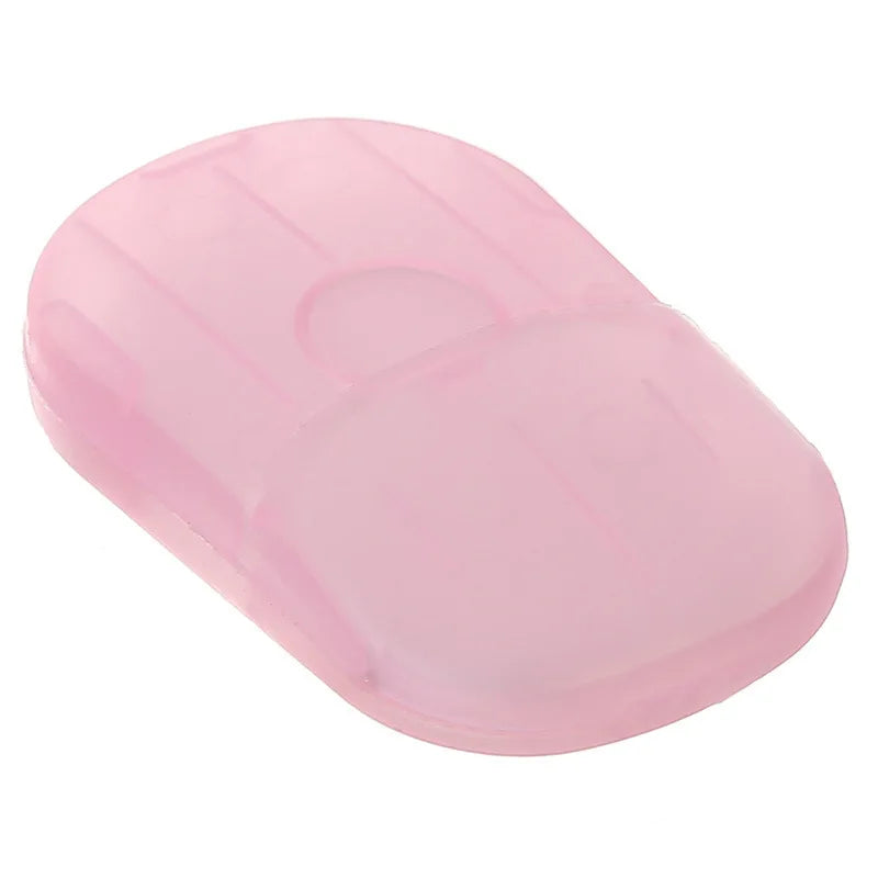 20Pcs/Box Disposable Soap Paper For Traveling Soap Paper Washing Hand Mini Paper Soap Scented Slice Sheet Bath Cleaning Supplies
