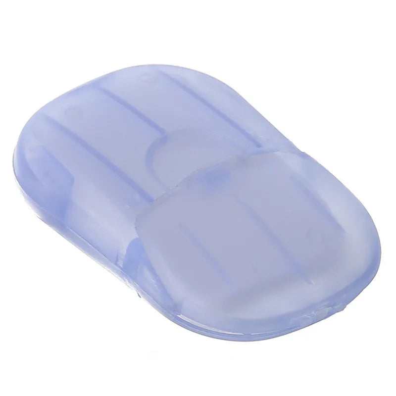20Pcs/Box Disposable Soap Paper For Traveling Soap Paper Washing Hand Mini Paper Soap Scented Slice Sheet Bath Cleaning Supplies