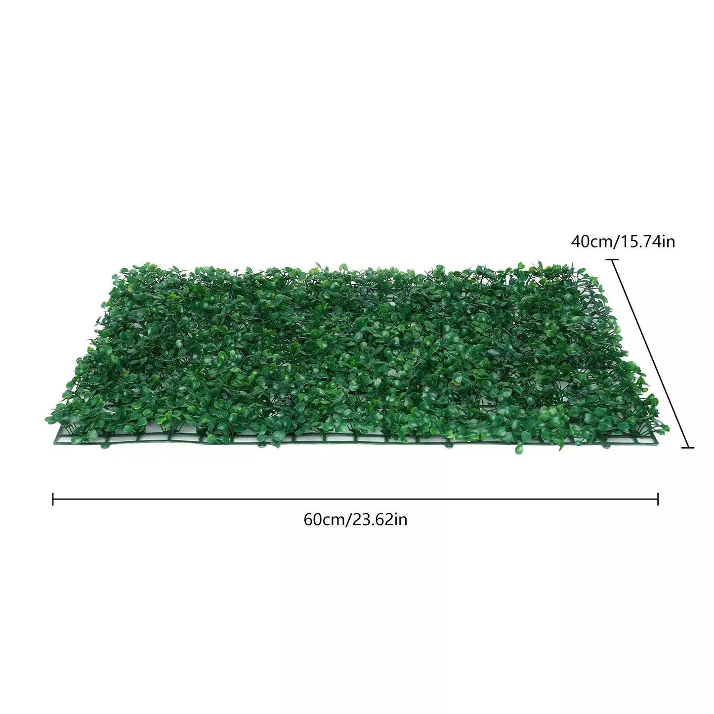 40x60cm Artificial Plant Walls Foliage Hedge Grass Mat Greenery Panels Fence Home Decor Fake Plants Garden Simulated Lawn