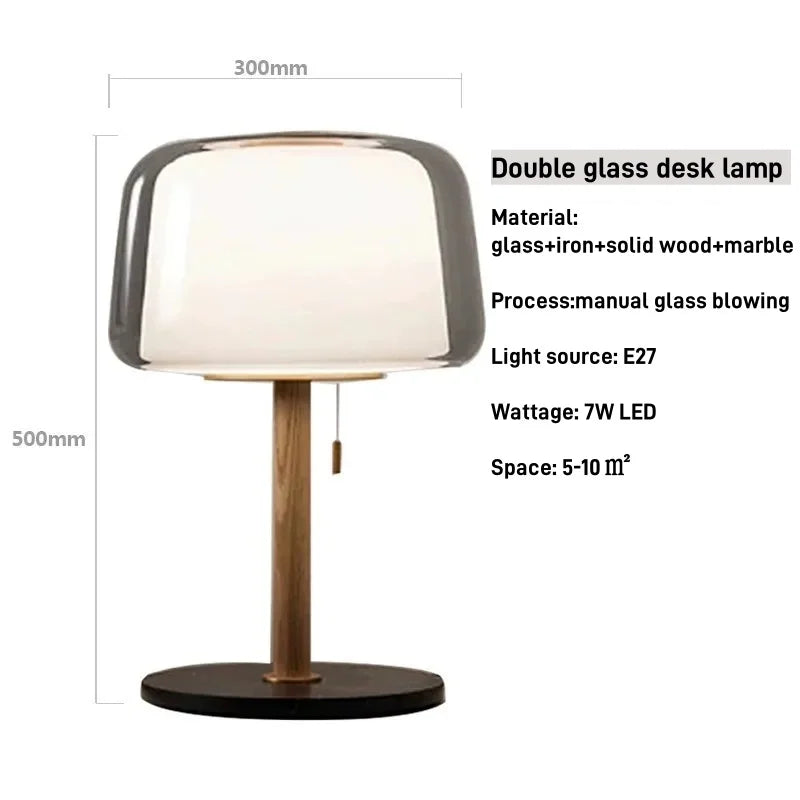 Modern Creative Glass Floor Lamp Simple Sofa Side Decorative Lighting Living Room Bedroom Bedside Lamp LED Reading Desk Light