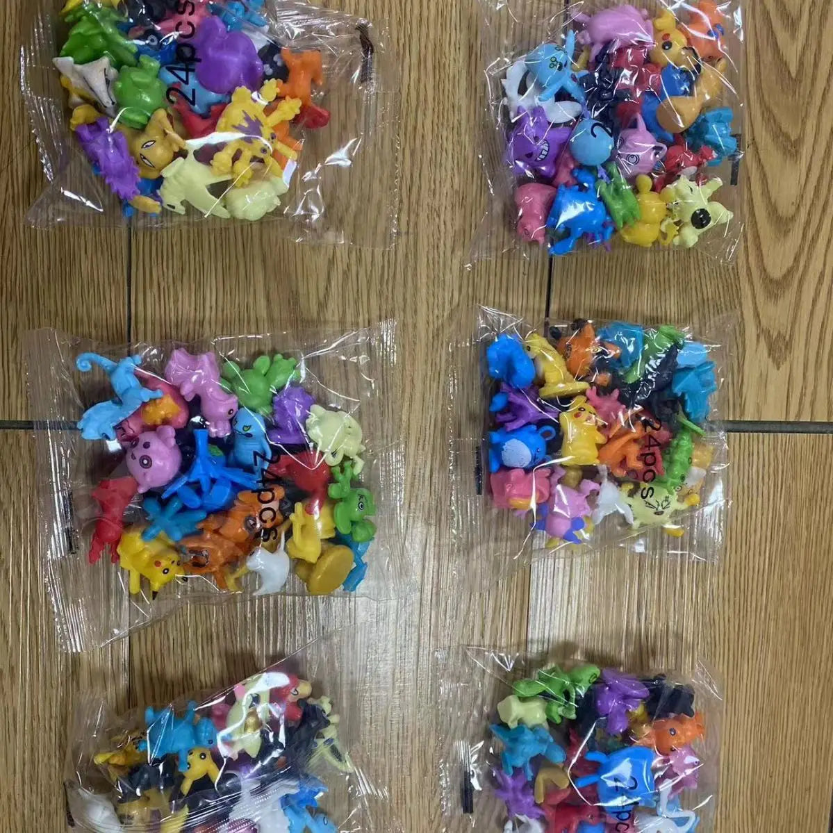 24Pcs/Set Pokemon Pikachu Action Figure 2-3CM Not Repeating Mini Figures Model Toy Pikachu Anime Kids Collect Dolls Birthday Gi