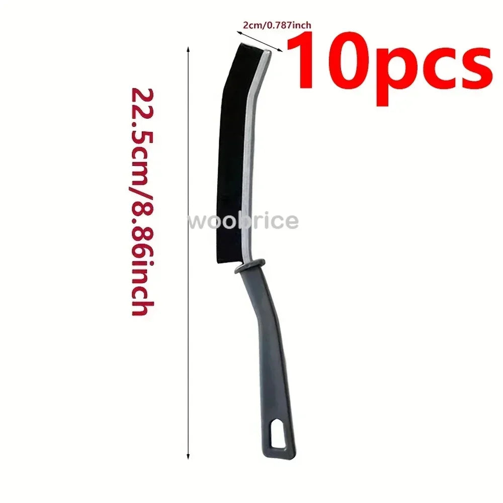 Window Tile Gap Brush Shelf Door Thin Slim Toilet Cleaning Brush Crevice Cleaner Brush Kitchen Bathroom Cleaning Tools Supplies