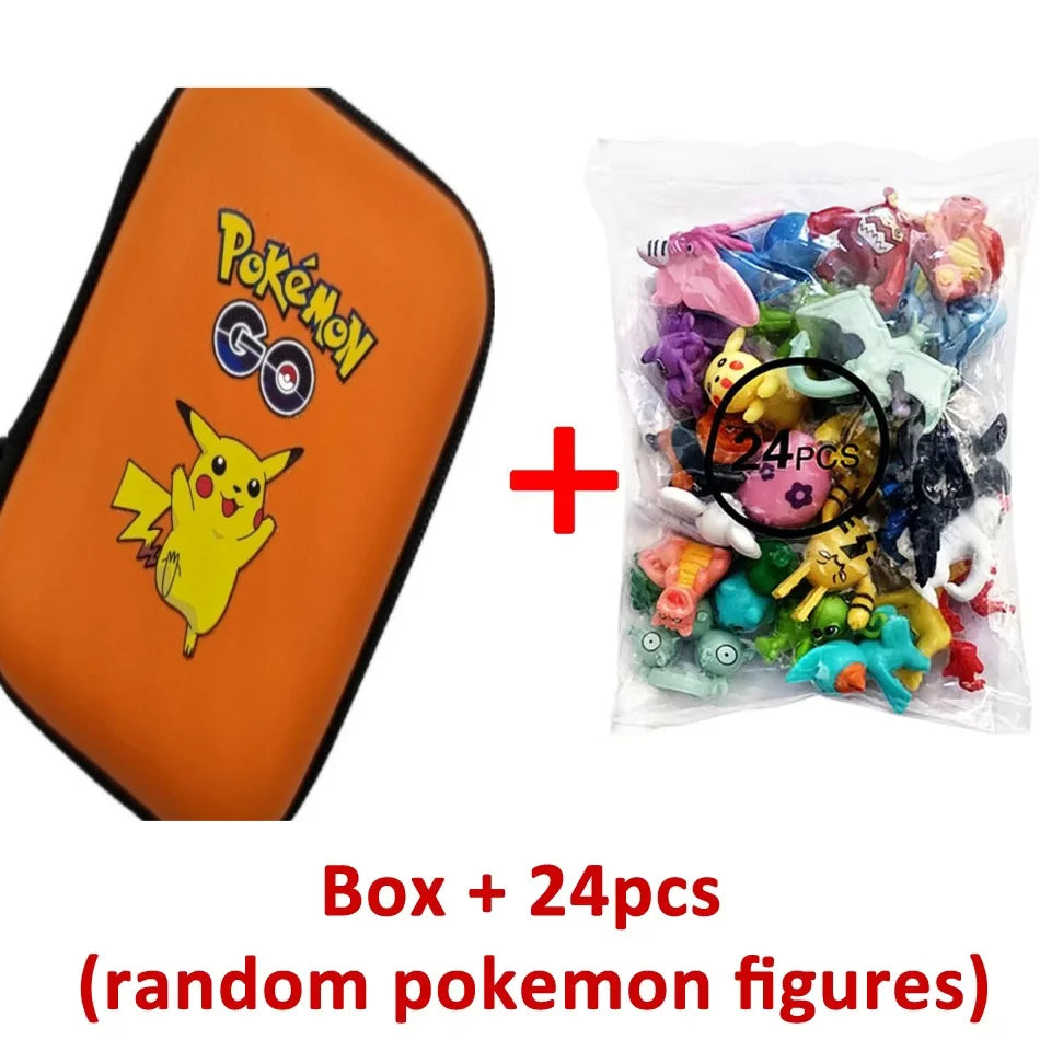 24Pcs/Set Pokemon Pikachu Action Figure 2-3CM Not Repeating Mini Figures Model Toy Pikachu Anime Kids Collect Dolls Birthday Gi