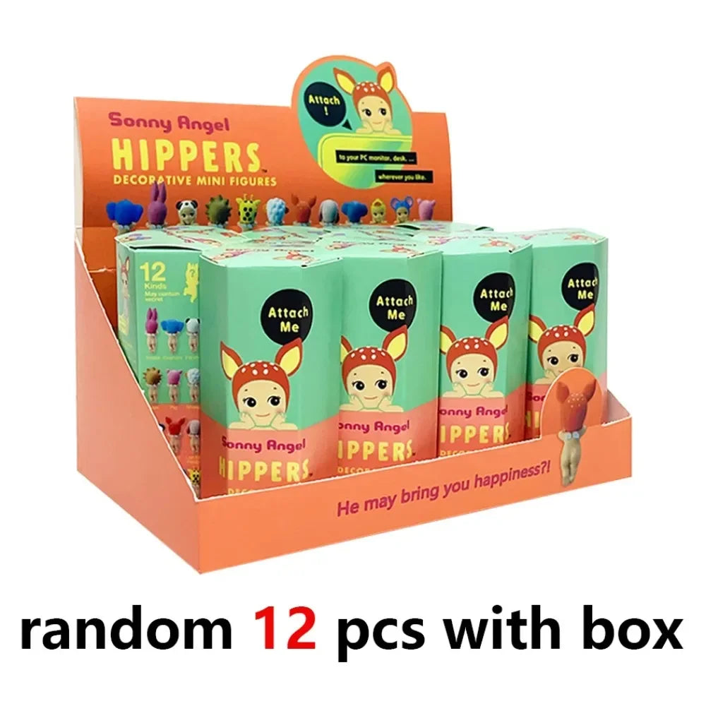 Angel Hippers Animal Blind Box Series Trendy Car Mobile Phone Ornaments Dumplings ChildrenS Surprise Blind Box Toy Accessories