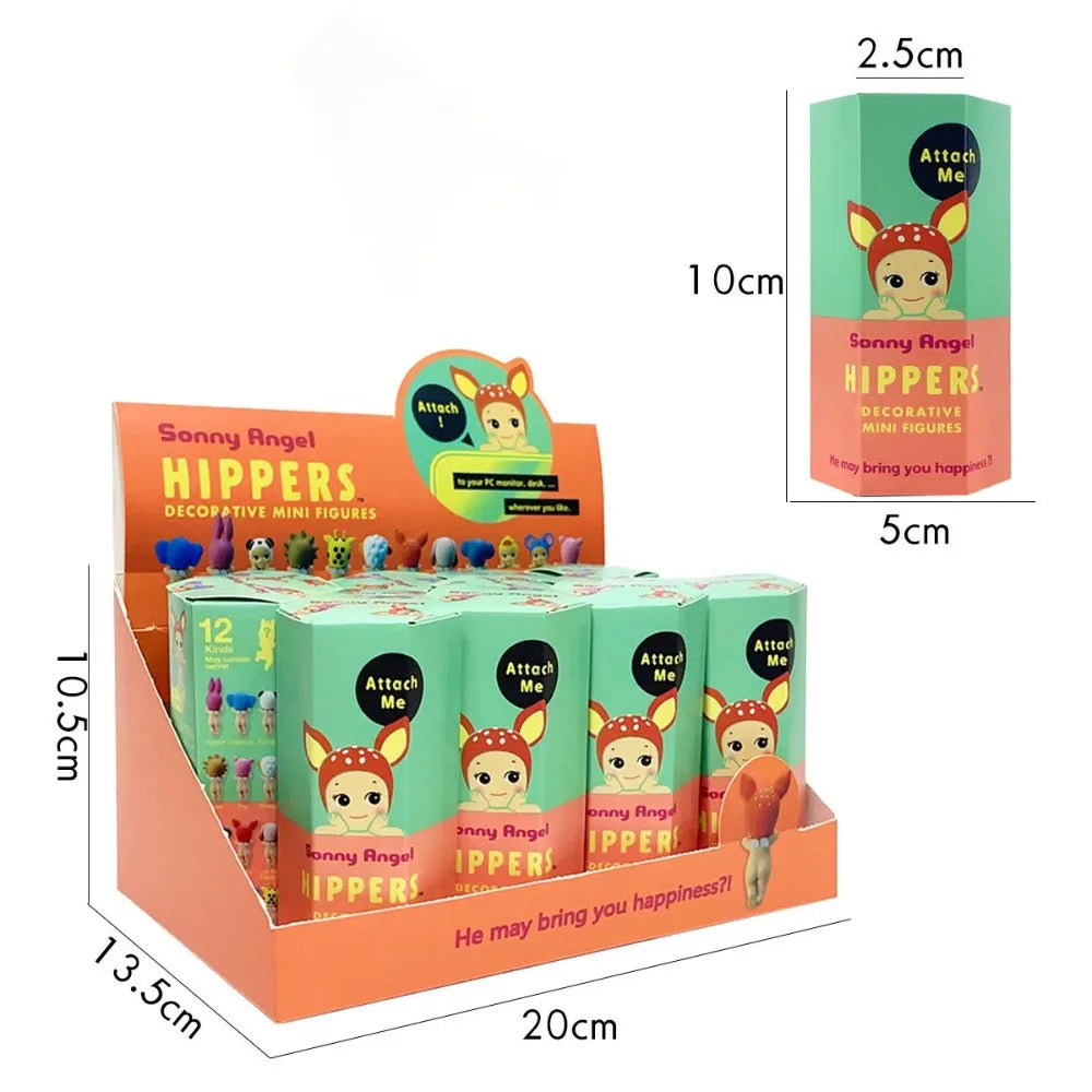 Angel Hippers Animal Blind Box Series Trendy Car Mobile Phone Ornaments Dumplings ChildrenS Surprise Blind Box Toy Accessories