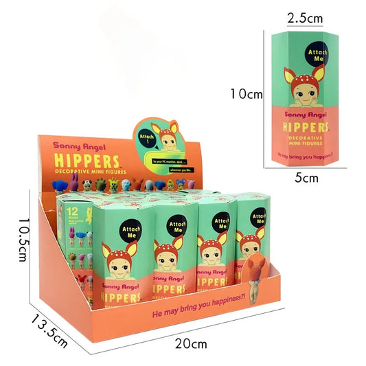 Angel Hippers Animal Blind Box Series Trendy Car Mobile Phone Ornaments Dumplings ChildrenS Surprise Blind Box Toy Accessories