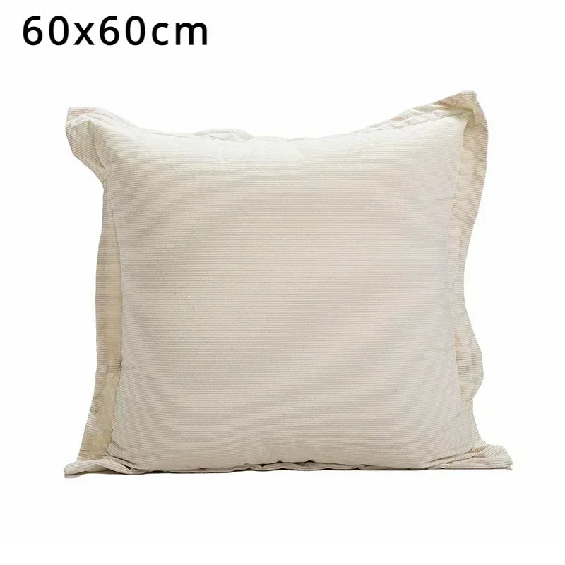 Ins Cute Bow Cushion Solid Color Princess Seat Chair Cushion Sofa Decorative Throw Pillows Pompom Cushions