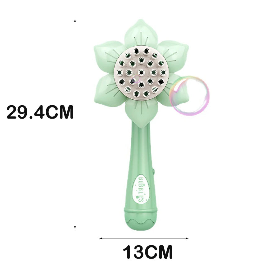 2025 Electric Bubble Gun Toys for Kids 23 Holes Bubbles Machine Soap Blower Blowing Toy Party Outdoor Games Boys Girls Gift