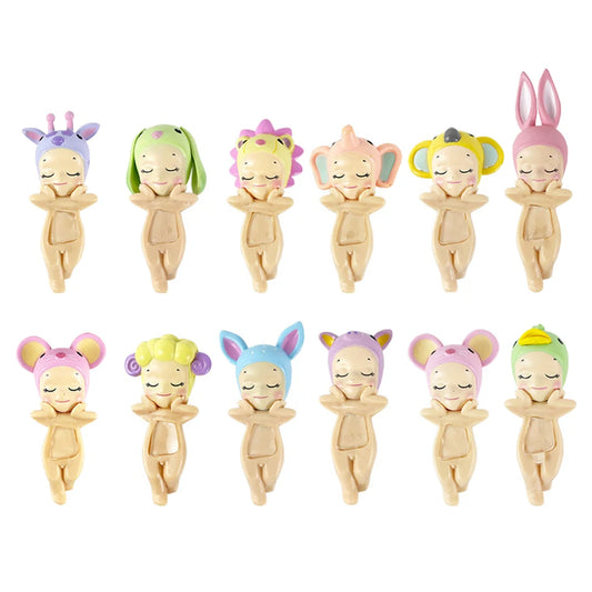 Cute Doll Blind Box Harvest Series Dessert Anime Figures Ornaments Dolls Fans Desktop Car Ornament Children Gift Decoration