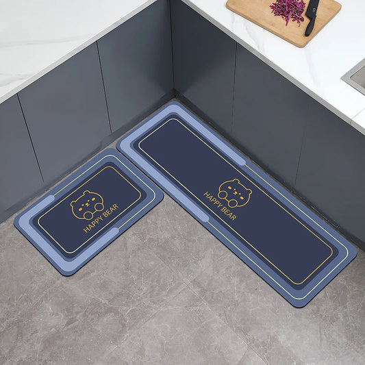 VIKAMA Diatomite Rugs Carpet For Bath Rugs For Kitchen Kitchen Floor Mat Rugs For Bathroom Diatomite Mat Kitchen Mat