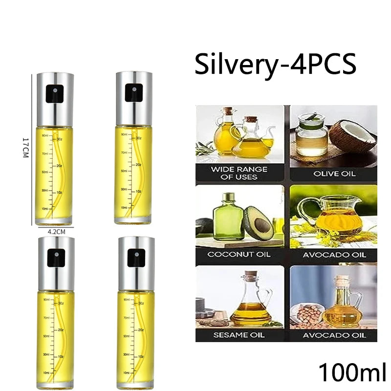 Glass Oil Sprayer for Cooking Olive Spray Mister for Salad BBQ Kitchen Baking Empty Vinegar Bottle