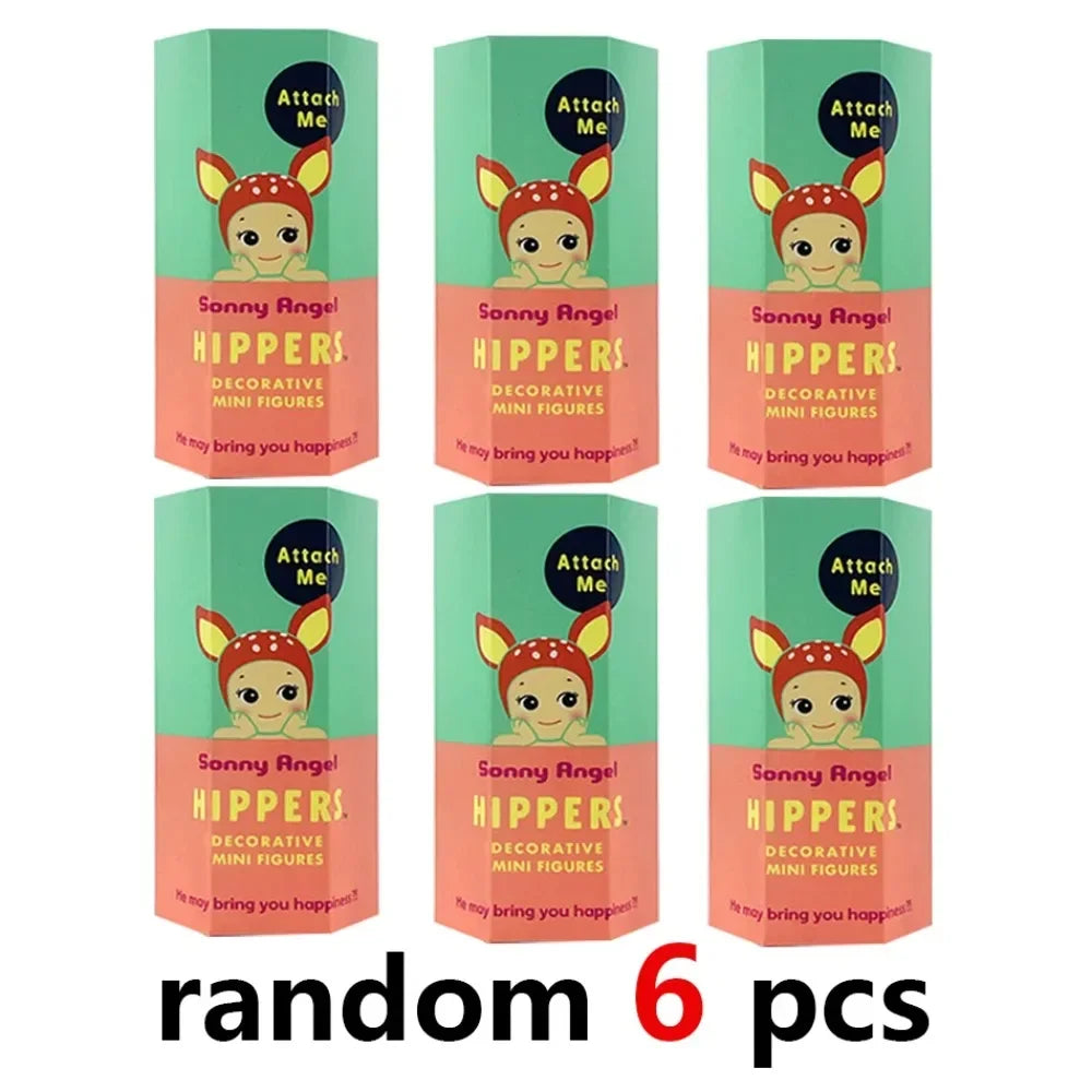 Angel Hippers Animal Blind Box Series Trendy Car Mobile Phone Ornaments Dumplings ChildrenS Surprise Blind Box Toy Accessories