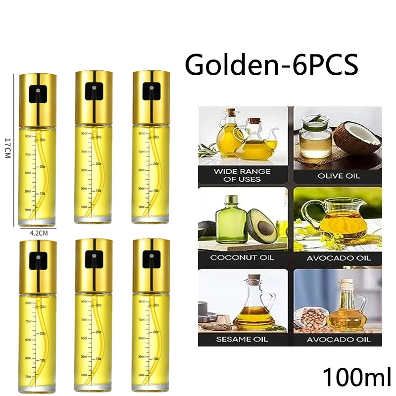Glass Oil Sprayer for Cooking Olive Spray Mister for Salad BBQ Kitchen Baking Empty Vinegar Bottle