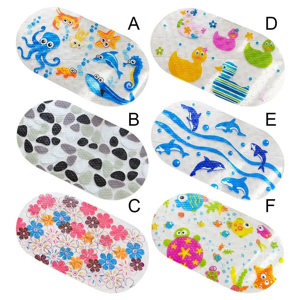 Soft Anti Slip Massage Pad PVC Bathtub Mats Bathroom Carpet Shower Pad Bath Mat