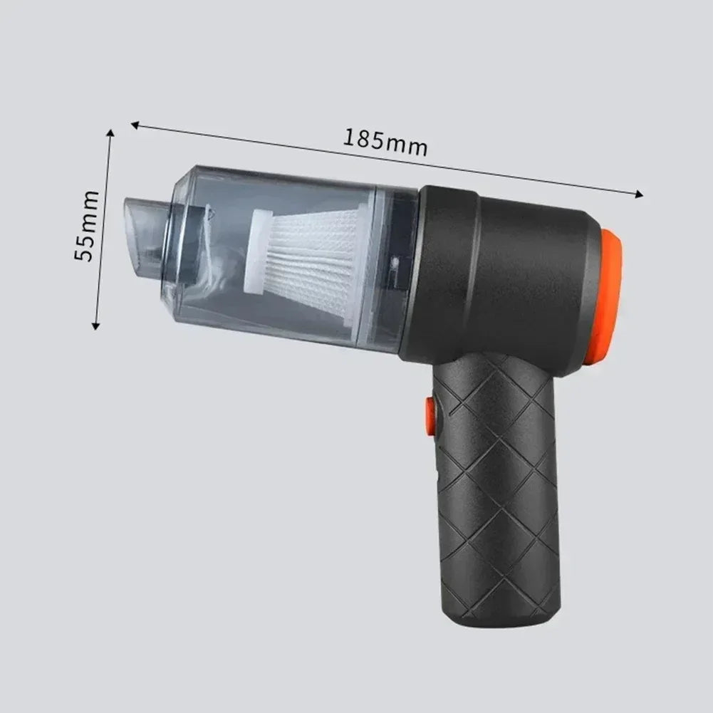 9000Pa Wireless Car Vacuum Cleaner USB Charging 1200mAh Portable Cleaning Appliance Mini Wet and Dry Vacuum Cleaner Household
