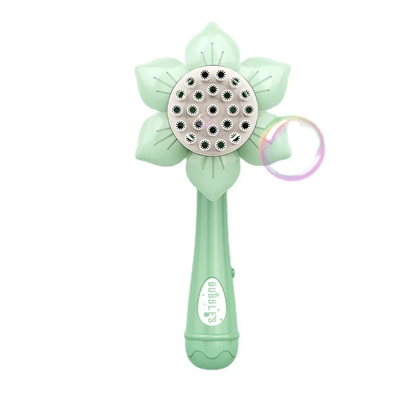 2025 Electric Bubble Gun Toys for Kids 23 Holes Bubbles Machine Soap Blower Blowing Toy Party Outdoor Games Boys Girls Gift