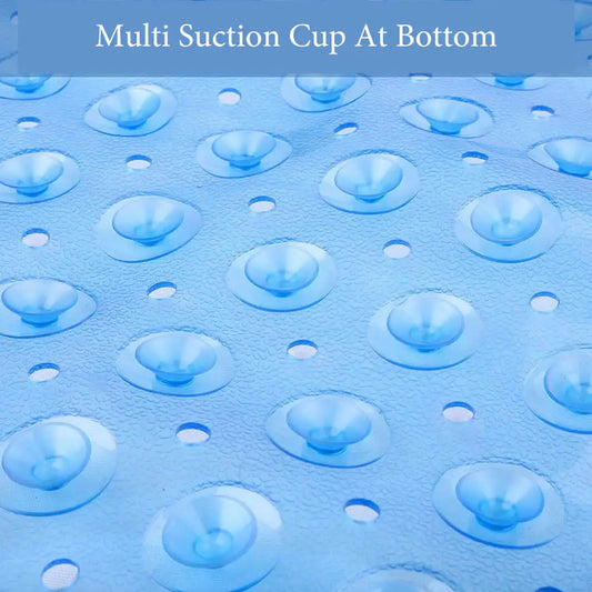 Large Cute Cartoon PVC Bath Mat Anti-Slip Shower Bathtub Mats With Sucker Soft Massage Pad Kid's Elder Bathroom Carpet Rug