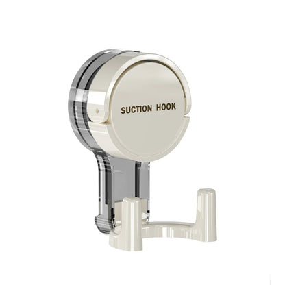 Wall Mounted Vacuum Suction Cup Hook No-Drilling Key Towel Hanger Hook for Bathroom Kitchen Removable Storage Hook