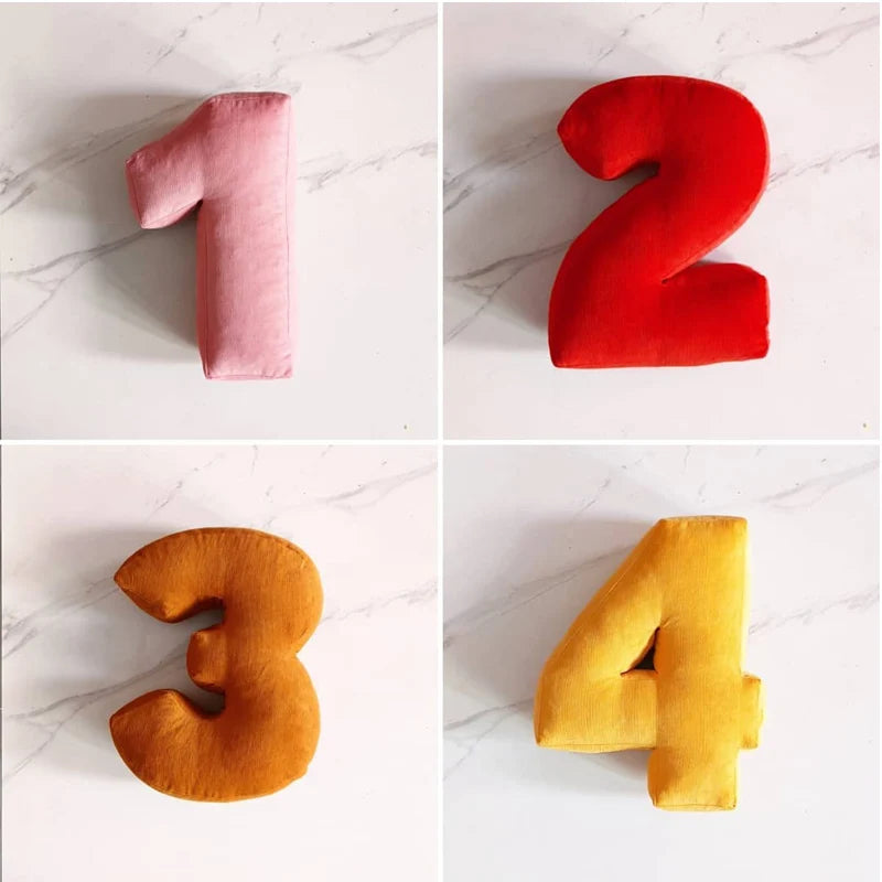 26 Letters Throw Pillow Hand Crafted Children Party Gift Backrest Toys Bedroom Background Decor Photography Prop Baby Shower