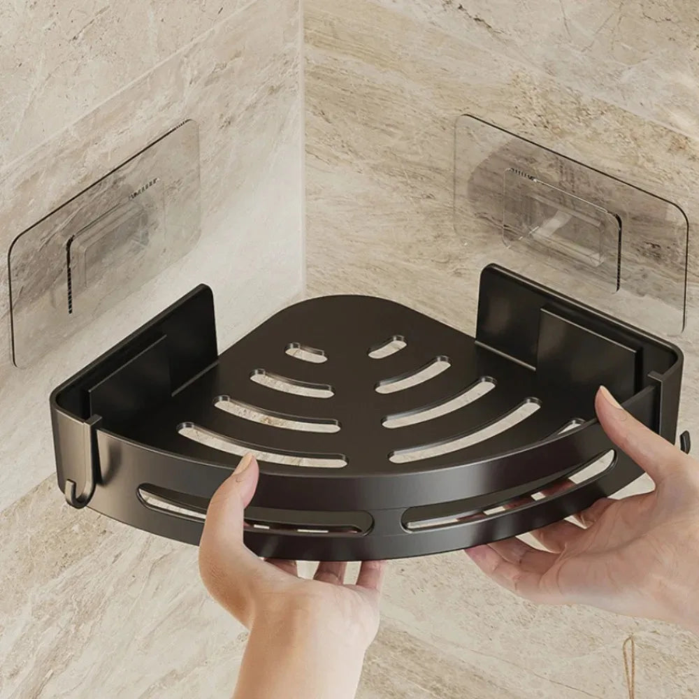No Drill 1/3 PCS Bathroom Shelf, Storage Organizer Shower Caddy, Strong Adhesive Wall Corner Organizer for Shampoo Towel Storage