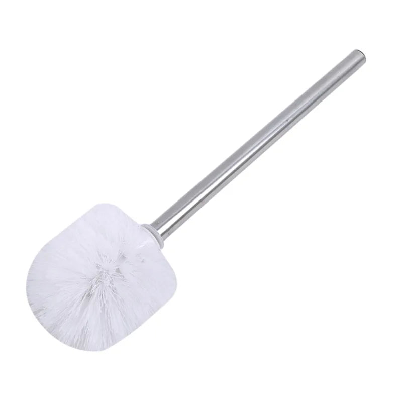 Toilet Articles For Stainless Steel Handle Toilet Brush Suit Household Frame Cleaning Brush (Random hole arrangement)
