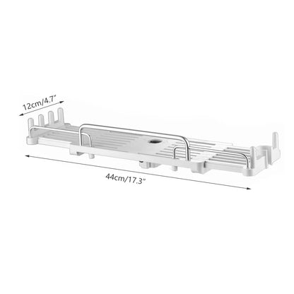 Extendable Shower Shelf Bathroom Shelf Without Drilling Shampoo Tray Shower Storage Holder Bathroom Accessories