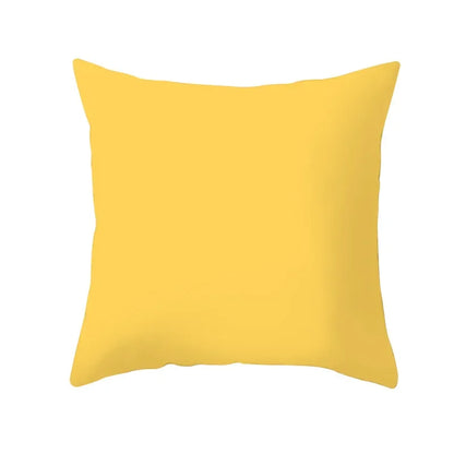 Lemon Pineapple Cushion Cover 45x45cm Summer Yellow Pillow Case Sofa Decoration Pillow Cover Geometric Striped Throw Pillowcase