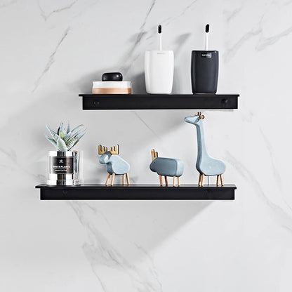 30/40/50CM Bathroom Shelf Aluminum Floating Shelves for Wall Mounted Shower Organiser Kitchen Storage Rack Bathroom Accessories