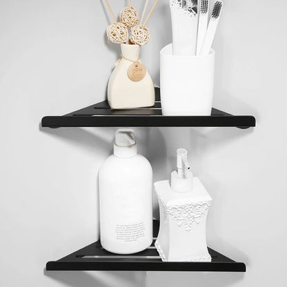 Bathroom Shelves Wall Mount Shower Corner Shelf No-drill 304 Stainless Steel Corner Storage Shampoo Body Wash Organizer