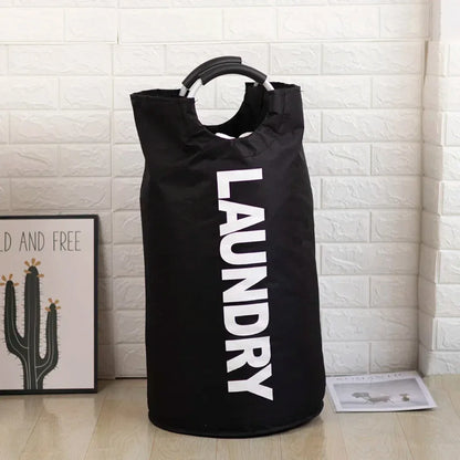 Oxford Fabric Dirty Clothes Basket Large-capacity Household Foldable Laundry Basket Storage Bag for Laundry Room Dorm