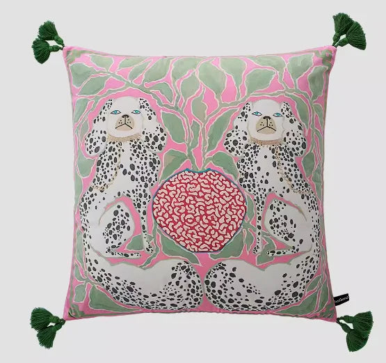White Moneky Cushion Cover Soft Velvet Pillowcase Both Side Print Animal Cute Style Pillowcase Shell 60cm Home Sofa Deco