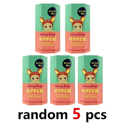 Angel Hippers Animal Blind Box Series Trendy Car Mobile Phone Ornaments Dumplings ChildrenS  Surprise Blind Box Toy Accessories
