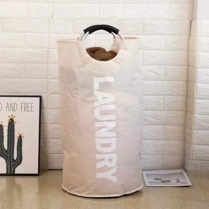 Oxford Fabric Dirty Clothes Basket Large-capacity Household Foldable Laundry Basket Storage Bag for Laundry Room Dorm