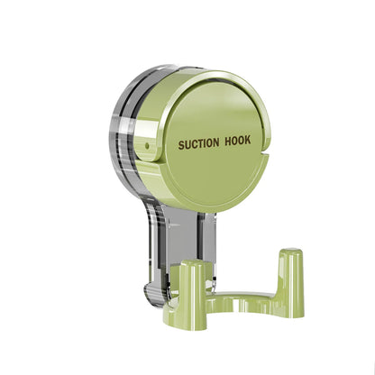 Wall Mounted Vacuum Suction Cup Hook No-Drilling Key Towel Hanger Hook for Bathroom Kitchen Removable Storage Hook