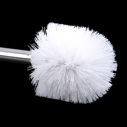 Toilet Articles For Stainless Steel Handle Toilet Brush Suit Household Frame Cleaning Brush (Random hole arrangement)