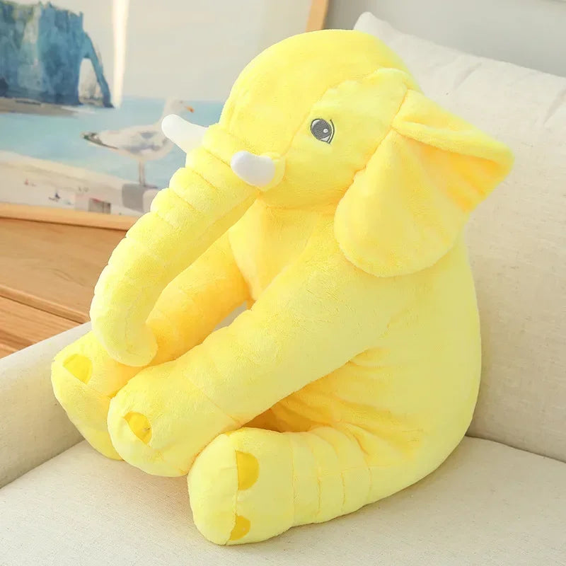 Large Elephant Plush Body Pillow Giant Cuddly Stuffed Cushion Sofa Elephant Decorative Plush Body Pillow Sleeping Back Cushion