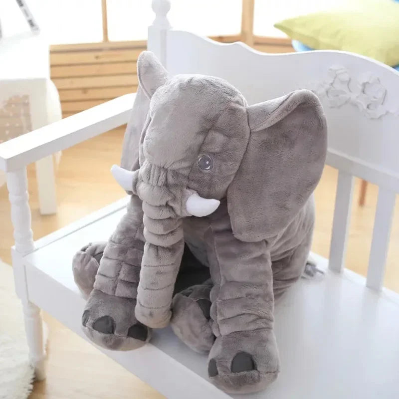 Large Elephant Plush Body Pillow Giant Cuddly Stuffed Cushion Sofa Elephant Decorative Plush Body Pillow Sleeping Back Cushion