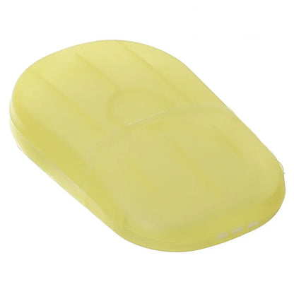 20Pcs/Box Disposable Soap Paper For Traveling Soap Paper Washing Hand Mini Paper Soap Scented Slice Sheet Bath Cleaning Supplies