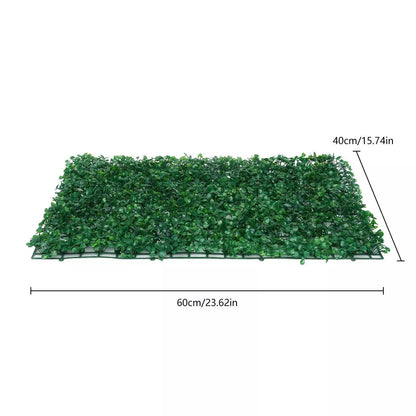 40x60cm Artificial Plant Walls Foliage Hedge Grass Mat Greenery Panels Fence Home Decor Fake Plants Garden Simulated Lawn
