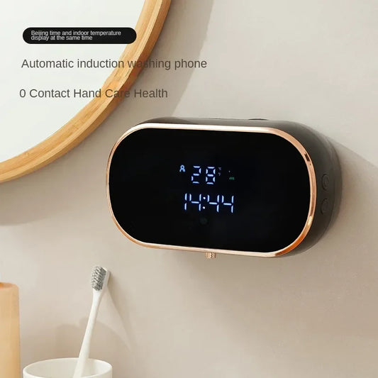 Intelligent Wall Mounted Sensing Soap Dispenser with Non-contact Infrared Bubbles Suitable for Kitchens and Bathrooms Foam fluid