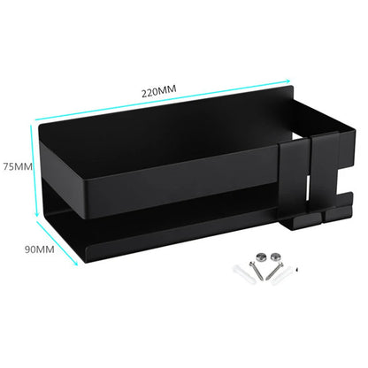 Movable Bathroom Shelves No Drill Shelf Organizer Shower Support Steel Shelf Multifunction Shelves Storage Unit For Bathroom