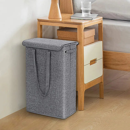 45L Large Capacity Covered Laundry Basket, Detachable Hand-held Dirty Clothes Basket, Waterproof Dirty Laundry Collection