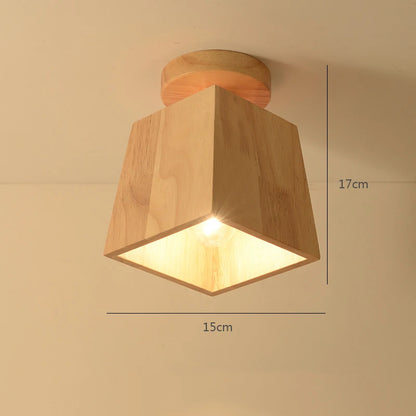 Modern Glass Ceiling Lamp Wooden Milk Glass Ceiling Lamp Metal Frame for Living Room Bedroom Dining Room Kitchen Hallway Foyer